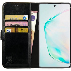 Rosso Element PU Θήκη Πορτοφόλι Samsung Galaxy Note 10 - Black (8719246204500)