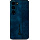 Bodycell Pattern Leather - Σκληρή Θήκη Samsung Galaxy S23 - Blue (5206015068812)