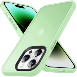 HappyCase Ημιδιάφανη Σκληρή Θήκη - Apple iPhone 15 Pro - Matte Green (8719246412653)