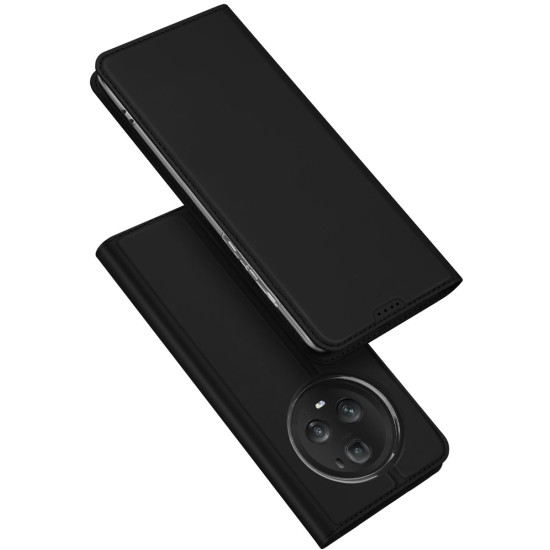 Duxducis SkinPro Θήκη Πορτοφόλι Honor Magic5 Pro - Black (6934913028124)