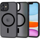 Tech-Protect MagMat - Σκληρή Ημιδιάφανη Θήκη MagSafe Apple iPhone 11 - Matte Black (9490713930663)