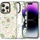Θήκη Apple iPhone 15 Pro Max - Tech-Protect MagMood Σκληρή με MagSafe - White Daisy (9319456605402)