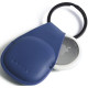 Mujjo Canopy - Δερμάτινη Θήκη / Μπρελόκ Apple AirTag 2 / 1 - Monaco Blue (MUJJO-KY-001-BL)