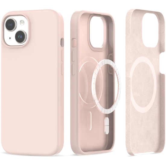Tech-Protect Silicone MagSafe - Θήκη Σιλικόνης MagSafe Apple iPhone 15 Plus - Candy Pink (9319456604276)