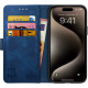 Rosso Element PU Θήκη Πορτοφόλι Apple iPhone 15 Pro - Blue (8719246401336)