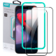 ESR Tempered Glass - FullFace Αντιχαρακτικό Γυαλί Προστασίας Οθόνης - Apple iPhone 15 Pro - Black - 2 Τεμάχια (4894240174241)