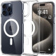 Θήκη Apple iPhone 15 Pro Max - Spigen Ultra Hybrid MagFit με MagSafe - White (ACS06576)