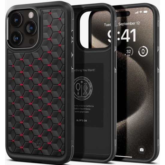 Spigen Cryo Armor - Θήκη Apple iPhone 15 Pro Max - Cryo Red (ACS06604)