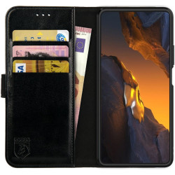 Rosso Element PU Θήκη Πορτοφόλι Xiaomi Poco F5 - Black (8719246401183)