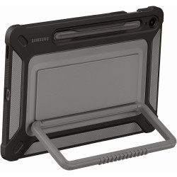 Official Samsung Outdoor Cover - Ανθεκτική Σκληρή Θήκη με Λαβή Μεταφοράς & Υποδοχή S-Pen - Samsung Galaxy Tab S9 FE 10.9" - Black (EF-RX510CBEGWW)