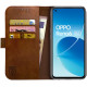 Rosso Element PU Θήκη Πορτοφόλι Oppo Reno6 5G - Brown (8719246366031)
