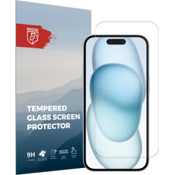 Rosso Tempered Glass - Αντιχαρακτικό Προστατευτικό Γυαλί Οθόνης Apple iPhone 15 - Clear (8719246401053)