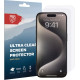 Rosso Ultra Clear Screen Protector - Μεμβράνη Προστασίας Οθόνης - Apple iPhone 15 Pro - 2 Τεμάχια (8719246401145)