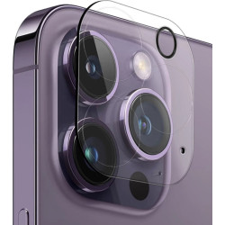 Rosso Tempered Glass Camera Lens Protector - Αντιχαρακτικό Προστατευτικό Γυαλί για Φακό Κάμερας - Apple iPhone 15 Pro / 15 Pro Max - Transparent (8719246409509)