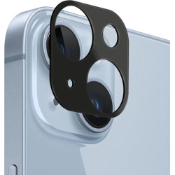 Rosso Camera Lens Protector - Προστατευτικό Κάλυμμα Κάμερας - Apple iPhone 15 / 15 Plus - Black (8719246409516)