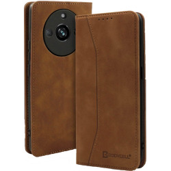 Bodycell Θήκη - Πορτοφόλι Realme 11 Pro Plus - Brown (5206015026461)