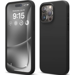 Elago Silicone Case - Premium Θήκη Σιλικόνης Apple iPhone 15 Pro Max - Black (ES15SC67PRO-BK)