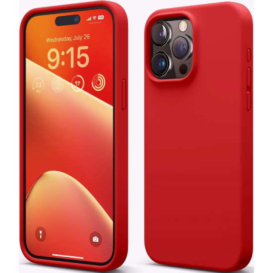 Elago Silicone Case - Premium Θήκη Σιλικόνης Apple iPhone 15 Pro Max - Red (ES15SC67PRO-RD)