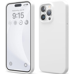 Elago Silicone Case - Premium Θήκη Σιλικόνης Apple iPhone 15 Pro Max - White (ES15SC67PRO-WH)
