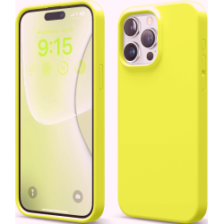 Elago Silicone Case - Premium Θήκη Σιλικόνης Apple iPhone 15 Pro Max - Neon Yellow (ES15SC67PRO-NYE)