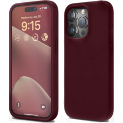 Elago Silicone Case - Premium Θήκη Σιλικόνης Apple iPhone 15 Pro - Burgundy (ES15SC61PRO-BGD)