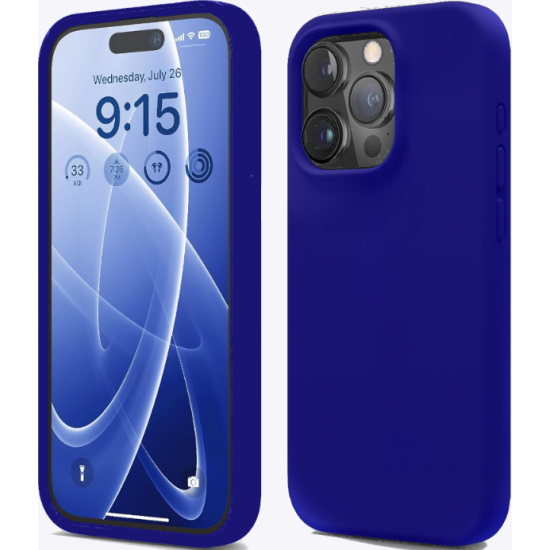 Elago Silicone Case - Premium Θήκη Σιλικόνης Apple iPhone 15 Pro - Cobalt Blue (ES15SC61PRO-CBL)