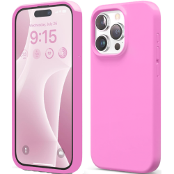 Elago Silicone Case - Premium Θήκη Σιλικόνης Apple iPhone 15 Pro - Hot Pink (ES15SC61PRO-HPK)
