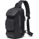 Bange 7086 - Ανδρικό Τσαντάκι Ώμου / Χιαστί Crossbody - 9L - Black