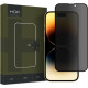 Hofi Anti Spy Pro+ Tempered Glass Privacy - Full Face Αντιχαρακτικό Γυαλί Προστασίας Απορρήτου Οθόνης - Apple iPhone 15 Pro - Black (9319456604658)