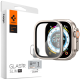 Spigen Tempered Glass GLAS.tR Slim Pro - Full Cover Αντιχαρακτικό Γυαλί Προστασίας Οθόνης με Μεταλλικό Πλαίσιο - Apple Watch Ultra 3 / Ultra 2 / Ultra 1 49mm - Titanium (AGL06161)