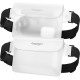 Spigen A620 Aqua Shield Waterproof Pouch Bag - Universal Αδιάβροχη Τσάντα Μέσης - IPX8 - 20 x 12 cm - Snow White - 2 Τεμάχια (AMP06022)