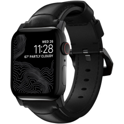 Nomad Traditional Band - Δερμάτινο Λουράκι Apple Watch Ultra/SE/11/10/9/8/7/6/5/4 (49/46/45/44mm) - Black (NM1A41BT00)
