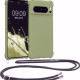 KWmobile Matte Θήκη Σιλικόνης με Λουράκι Λαιμού Google Pixel 8 Pro - Gray Green (61868.172)