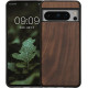 KWmobile Σκληρή Ξύλινη Θήκη με TPU Bumper - Google Pixel 8 Pro - Walnut / Dark Brown (61872.18)