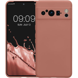 KWmobile Soft Slim Flexible Rubber Cover with Camera Protector - Θήκη Σιλικόνης Google Pixel 8 Pro με Πλαίσιο Κάμερας - Winter Rose (61860.193)