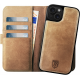 Rosso Elite - MagSafe Δερμάτινη Θήκη / Πορτοφόλι - Apple iPhone 15 Plus - Light Brown (8719246419997)