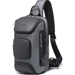 Bange 7086 - Ανδρικό Τσαντάκι Ώμου / Χιαστί Crossbody - 9L - Gray