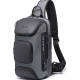Bange 7086 - Ανδρικό Τσαντάκι Ώμου / Χιαστί Crossbody - 9L - Gray