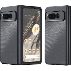 DuxDucis Aimo Series - Premium Ημιδιάφανη Σκληρή Θήκη - Google Pixel Fold - Black (6934913026663)