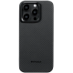 Pitaka MagEZ Case 4 - MagSafe Θήκη Aramid Fiber Body Apple iPhone 15 Pro Max - 0.95mm - 600D - Black / Grey / Twill (KI1501PMA)