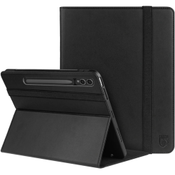Rosso Element PU Θήκη Samsung Galaxy Tab S10 Plus / S9 Plus 12.4" με Υποδοχή για Γραφίδα - Black (8719246407871)