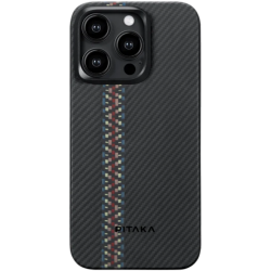 Pitaka Fusion Weaving MagEZ Case 4 - MagSafe Θήκη Aramid Fiber Body Apple iPhone 15 Pro Max - 0.95mm - 600D - Rhapsody (FR1501PM)