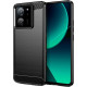 Tech-Protect Θήκη Σιλικόνης Carbon - Xiaomi 13T / 13T Pro - Black (9319456606072)