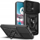 Tech-Protect Camshield Pro - Ανθεκτική Θήκη Motorola Edge 40 Neo με Κάλυμμα για την Κάμερα & Μεταλλικό Ring Holder - Black (9319456607321)