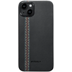 Pitaka Fusion Weaving MagEZ Case 4 - MagSafe Θήκη Aramid Fiber Body Apple iPhone 15 - 0.95mm - 600D - Rhapsody (FR1501)