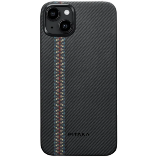 Pitaka Fusion Weaving MagEZ Case 4 - MagSafe Θήκη Aramid Fiber Body Apple iPhone 15 - 0.95mm - 600D - Rhapsody (FR1501)