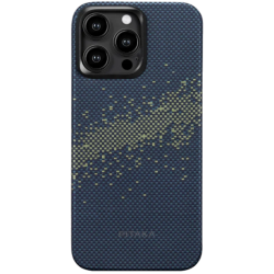 Pitaka StarPeak MagEZ Case 4 - MagSafe Θήκη Aramid Fiber Body Apple iPhone 15 Pro - 1.15mm - 1500D - Milky Way Galaxy (KI1501PMYG)