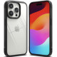 Ringke Fusion Bold - Σκληρή Διάφανη Θήκη με TPU Bumper - Apple iPhone 15 Pro Max - Black (8809919306652)