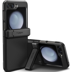 Spigen Tough Armor Pro - Ανθεκτική Σκληρή Θήκη με Kickstand - Samsung Galaxy Z Flip5 - Black (ACS06227)
