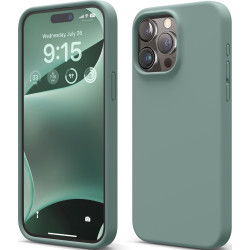 Elago Silicone Case - Premium Θήκη Σιλικόνης Apple iPhone 15 Pro Max - Midnight Green (ES15SC67PRO-MGR)